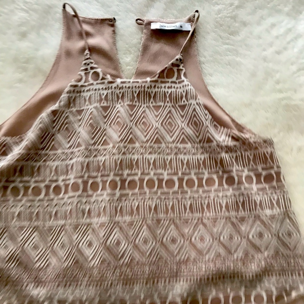Halter Cut Aztec Print Tank